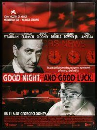 4y685 GOOD NIGHT & GOOD LUCK French 1p '06 George Clooney, David Strathairn as Edward R. Murrow!