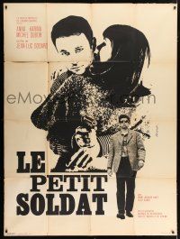 4y766 LE PETIT SOLDAT French 1p '63 Jean-Luc Godard, Anna Karina, art by Vaissier!