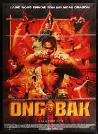 4y832 ONG-BAK French 1p '03 Tony Jaa is The Thai Warrior, cool martial arts montage!