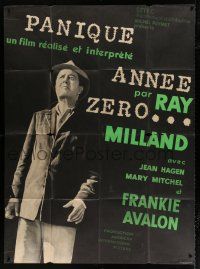 4y839 PANIC IN YEAR ZERO French 1p '62 different full-length close image of Ray Milland!