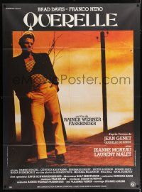 4y864 QUERELLE French 1p '82 Rainer Werner Fassbinder controversial gay romance, Brad Davis!