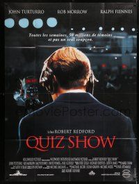 4y865 QUIZ SHOW French 1p '94 John Turturro, Ralph Fiennes, directed by Robert Redford!