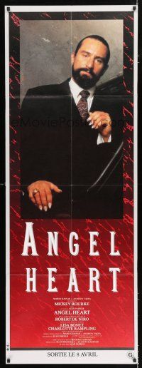 4y354 ANGEL HEART set of 3 French door panels '87 Robert De Niro, Mickey Rourke, Lisa Bonet