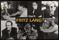 4y332 FRITZ LANG French 31x47 '90s photos of the famous Austrian director of many classic movies!