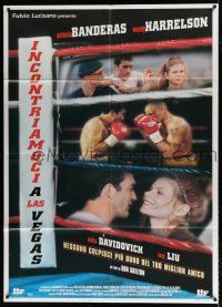 4y117 PLAY IT TO THE BONE Italian 1p '99 Antonio Banderas, Woody Harrelson, boxing comedy!