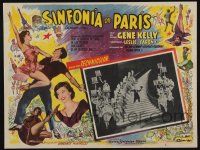 4y182 AMERICAN IN PARIS Mexican LC '51 Gene Kelly in elaborate production number on stairway!