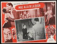 4y192 BEYOND A REASONABLE DOUBT Mexican LC '56 Fritz Lang noir, Dana Andrews & Joan Fontaine!