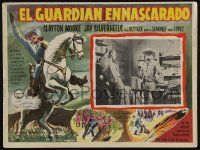 4y240 LONE RANGER Mexican LC R60s Clayton Moore fighting bad guy + cool border art!