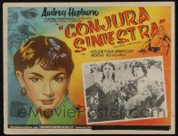 4y274 SECRET PEOPLE Mexican LC R50s introducing young Audrey Hepburn, who's with Valentina Cortesa!