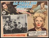 4y291 STREET WITH NO NAME Mexican LC '48 Richard Widmark, Mark Stevens, Lawrence, film noir!