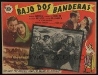 4y301 UNDER TWO FLAGS Mexican LC R40s legionnaire Ronald Colman, Rosalind Russell, Colbert!