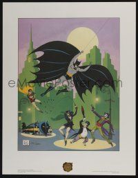 4z289 BATMAN 2 17x22 Canadian art prints '89 cool action artwork by artist Bob Kane!