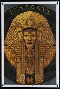 4z314 STARGATE 24x36 art print '94 incredible art of Ra's mask by Todd Slater!