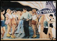 4z568 42nd STREET 24x34 English commercial poster '96 Warner Baxter. Ginger Rogers, Keeler!