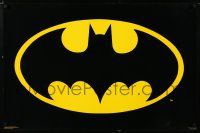 4z577 BATMAN 23x35 commercial poster '64 The Caped Crusader, great image of bat symbol!