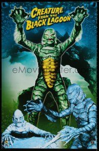 4z590 CREATURE FROM THE BLACK LAGOON 23x35 commercial poster '90s classic Universal monster!