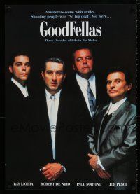 4z603 GOODFELLAS 24x34 French commercial poster '90 Robert De Niro, Joe Pesci, Liotta, Scorsese!