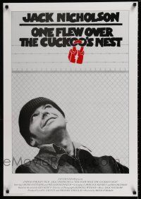 4z633 ONE FLEW OVER THE CUCKOO'S NEST 24x34 English commercial poster '99 image of Jack Nicholson!