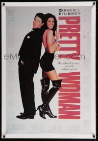 4z638 PRETTY WOMAN 26x38 commercial poster '90 sexiest prostitute Julia Roberts loves Richard Gere