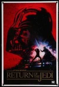 4z639 RETURN OF THE JEDI 27x40 German commercial poster '94 art of Darth Vader by Drew Struzan!