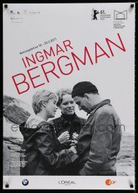 4z334 RETROSPEKTIVE INGMAR BERGMAN 23x33 German film festival poster '11 candid from Persona!