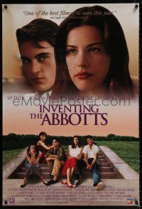 4z742 INVENTING THE ABBOTTS 27x40 video poster '96 Liv Tyler, Joaquin Phoenix, Billy Crudup!