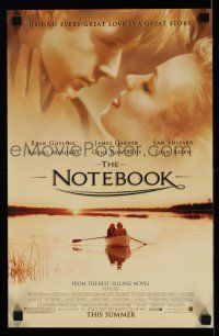 4z512 NOTEBOOK mini poster '04 huge romantic close up of Ryan Gosling & Rachel McAdams!