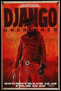 4z208 DJANGO UNCHAINED 24x36 music poster '12 cool image of Jamie Foxx in title role!