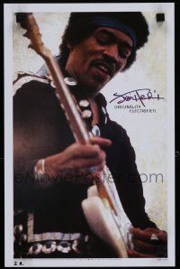 4z220 JIMI HENDRIX 11x17 music poster '10 great image of guitarist performing!