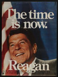 4z092 RONALD REAGAN 18x24 political campaign '80 great close up of the soon-to-be President!