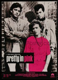 4z770 PRETTY IN PINK 23x32 video poster '86 portrait of Molly Ringwald, Andrew McCarthy & Cryer!