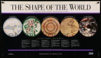 4z364 SHAPE OF THE WORLD tv poster '91 wonderful images of ancient world maps!