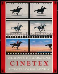 4z438 CINETEX 22x28 special '88 galloping horse images, celebrating the moving image!
