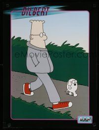 4z348 DILBERT tv poster '99 cool image from Scott Adams' black humor animated comedy!