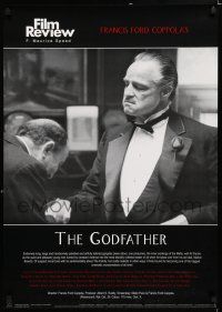 4z465 GODFATHER 24x34 English special '00 cool image of Marlon Brando being respected!