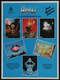 4z471 HEAVY METAL 18x24 Scottish special '81 classic sci-fi animation by many animators!
