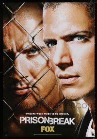 4z362 PRISON BREAK tv poster '07 Dominic Purcell, Wentworth Miller!
