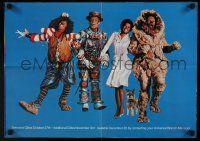 4z023 WIZ 2-sided ad supplement '78 Diana Ross, Michael Jackson, Wizard of Oz!
