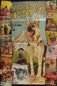 5a134 LOT OF 14 TRIMMED FOLDED ARGENTINEAN POSTERS '50s-60s great images from a variety of movies!