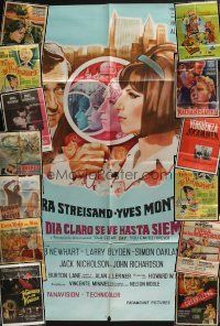 5a135 LOT OF 14 FOLDED ARGENTINEAN POSTERS '50s-70s great images from a variety of movies!