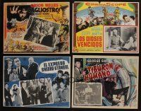 5a161 LOT OF 13 MEXICAN LOBBY CARDS '50s-60s a variety of great images & cool border art!