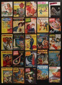 5a192 LOT OF 34 SCIENCE FICTION DIGEST MAGAZINE COVERS '40s-50s wonderful sci-fi artwork!