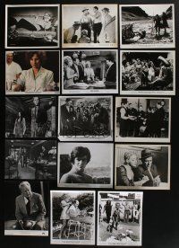5a196 LOT OF 109 COLOR AND BLACK & WHITE 1960s-70s 8x10 STILLS '60s-70s a variety of movie scenes!