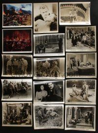 5a199 LOT OF 104 COLOR AND BLACK & WHITE 1940s-50s 8x10 STILLS '40s-50s from a variety of movies!