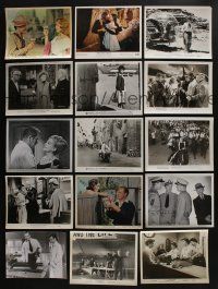 5a204 LOT OF 81 COLOR AND BLACK & WHITE 1940s-60s 8x10 STILLS '40s-60s great movie scenes!