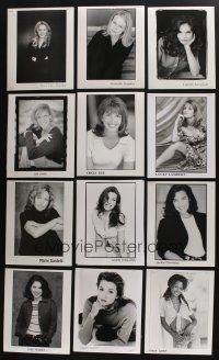 5a217 LOT OF 25 8x10 PUBLICITY STILLS '90s waist-high portraits of beautiful ladies!