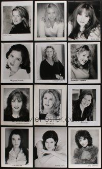 5a222 LOT OF 19 8x10 PUBLICITY STILLS '90s head & shoulders portraits of beautiful ladies!