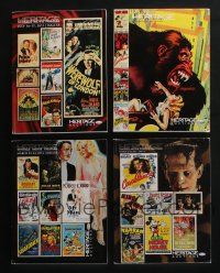 5a156 LOT OF 4 HERITAGE AUCTION CATALOGS '10s filled with full-color movie poster images!