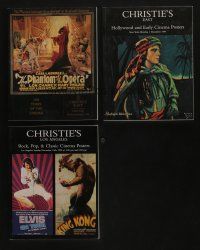 5a157 LOT OF 3 CHRISTIE'S AUCTION CATALOGS '90s filled with full-color movie poster images!