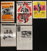 5a110 LOT OF 5 UNCUT ENGLISH AND U.S. PRESSBOOKS '60s great advertising from a variety of movies!